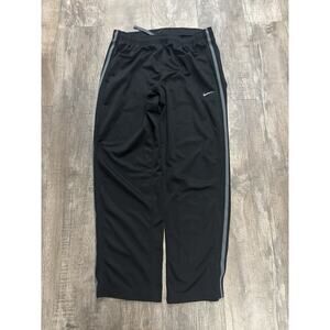 Nike Track Pants Mens Large Black Dri-Fit Size Large